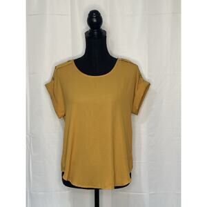 New Glory Women’s Yellow Blouse Size Medium